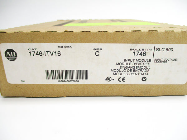 ALLEN BRADLEY 1746-ITV16 SER. C 10-30VDC NSMP