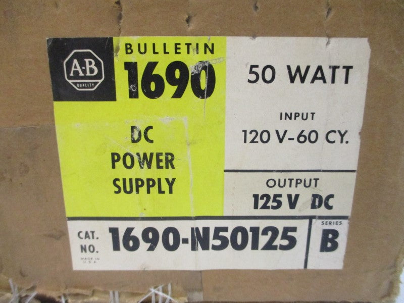 ALLEN BRADLEY 1690-N50125 SER. B 120V 0.4A (BR/YL) NSMP