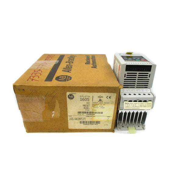 ALLEN BRADLEY 160S-AA03NPS1P1 SER. C F/W 7.06 200-240VAC 6.2A NSMP