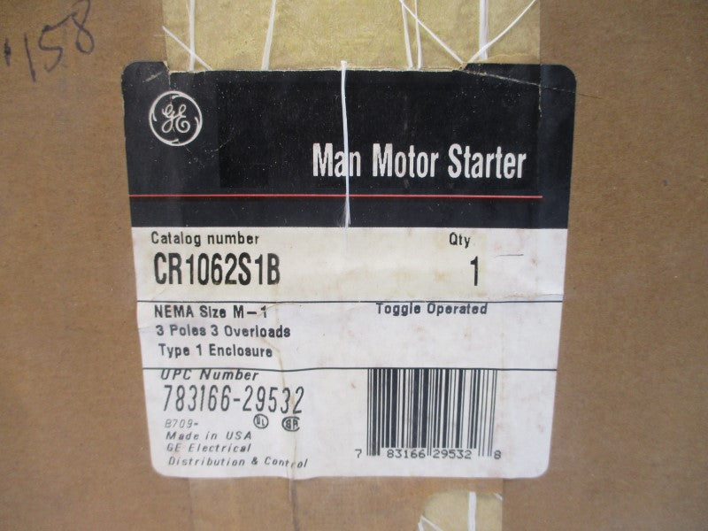 GENERAL ELECTRIC CR1062S1B SER. C 600VAC NSMP