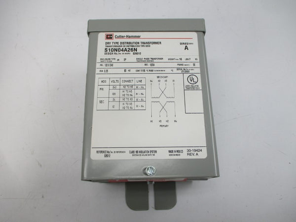 CUTLER HAMMER S10N04A26N SER. A 120/240V NSMP