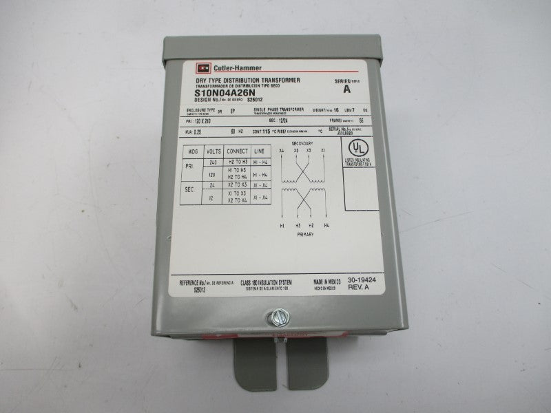 CUTLER HAMMER S10N04A26N SER. A 120/240V NSMP