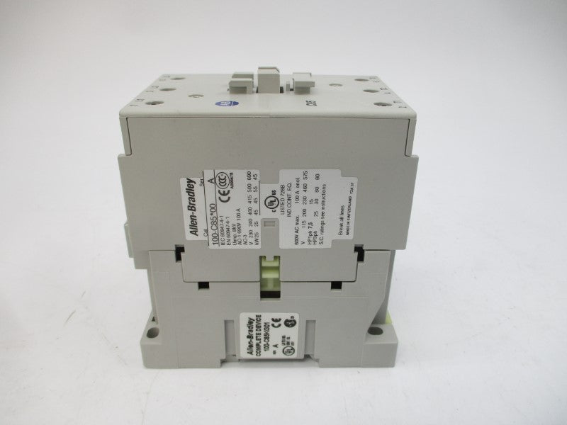 ALLEN BRADLEY 100-C85KG01 SER. A 200-220V 100A (BR/WH) NSMP