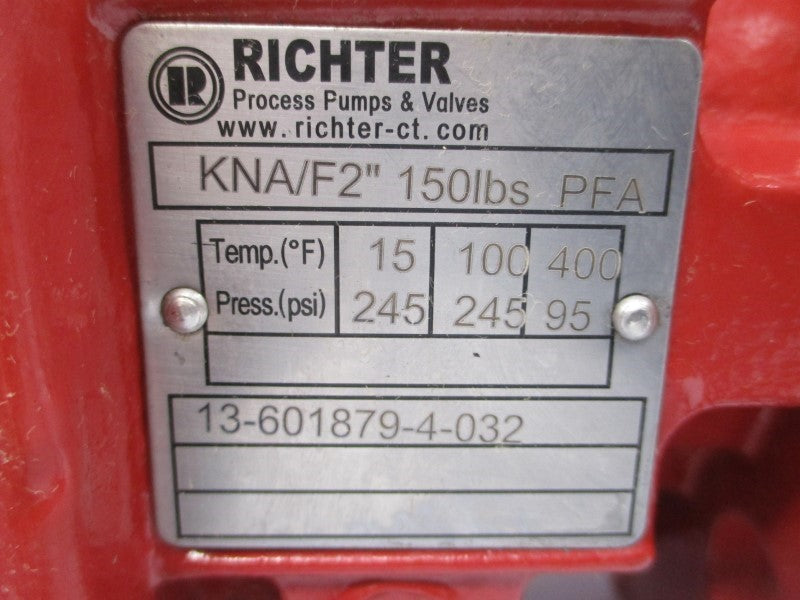 RICHTER KNA/F2" 13-601879-4-032 95-245PSI 2" NSNP