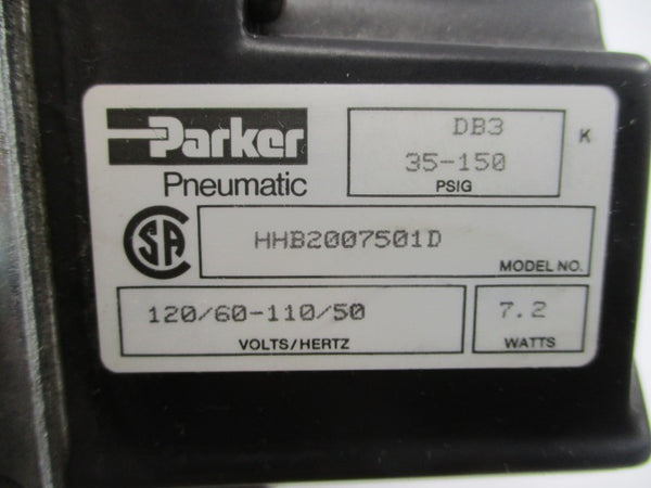 PARKER HHB2007501D 110-120V 35-150PSI NSNP