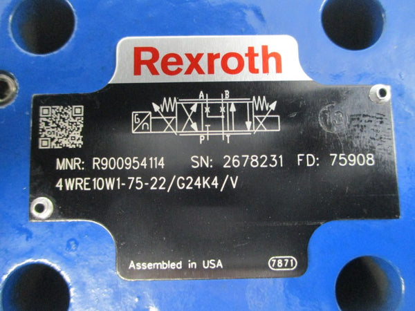 REXROTH 4WRE10W1-75-22/G24K4/V R900954114 NSNP