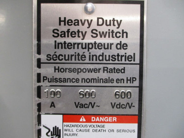 SIEMENS HNFC363R 600VAC/DC 100A NSMP