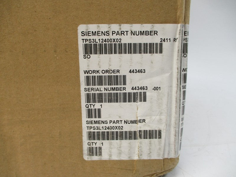 SIEMENS TPS3L12400X02 NSFS