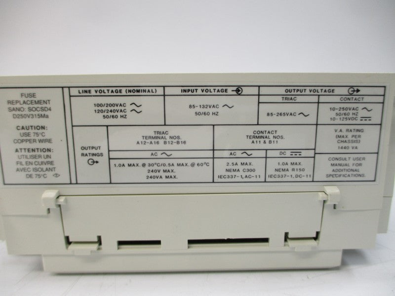 ALLEN BRADLEY 1745-E151 SER. B 85-132VAC 2.5A (BR/YL) NSMP