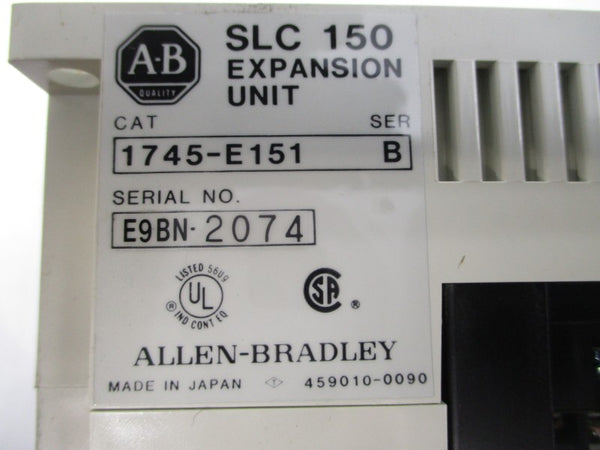ALLEN BRADLEY 1745-E151 SER. B 85-132VAC 2.5A (BR/YL) NSMP