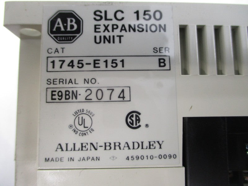 ALLEN BRADLEY 1745-E151 SER. B 85-132VAC 2.5A (BR/YL) NSMP