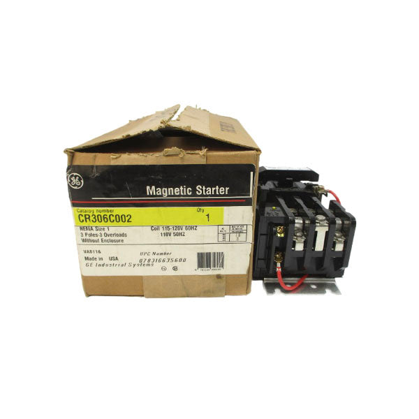 GENERAL ELECTRIC CR306C002 SER. A 110/115-120V 27A NSMP
