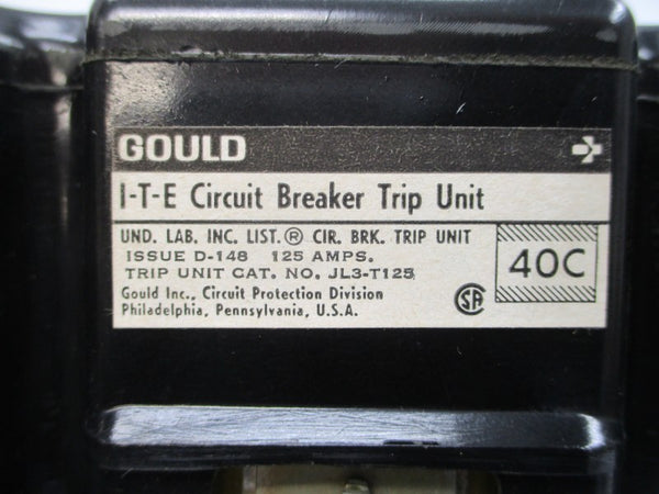 GOULD JL3-T125 600VAC 125A NSMP