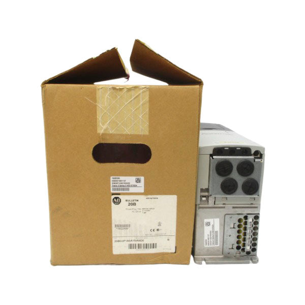 ALLEN BRADLEY 20BD2P1A0AYNAND0 SER. B F/W 8.0002 480VAC 2.1A NSMP