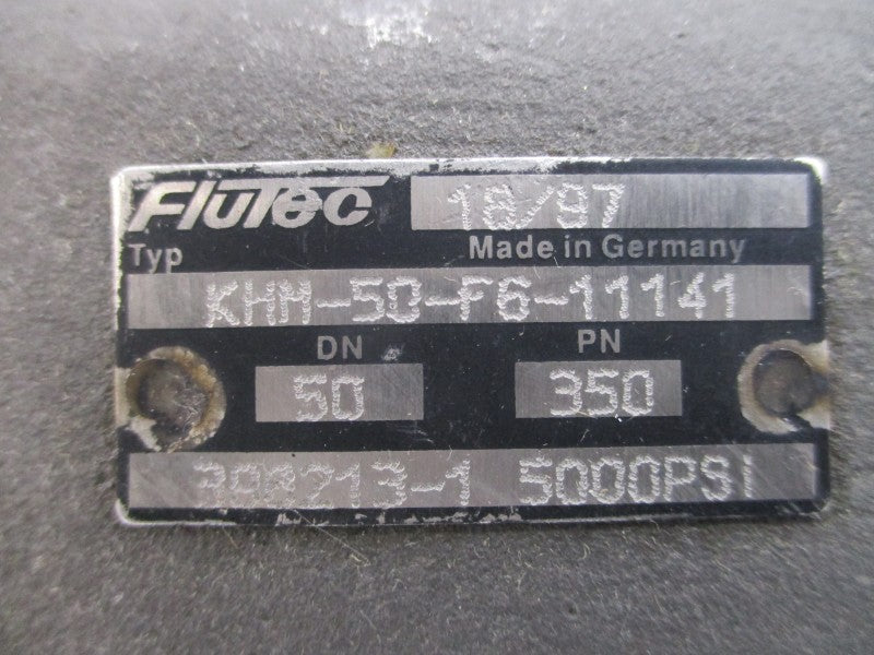 FLUTEC KHM-50-F6-11141 398213-1 5000PSI NSNP
