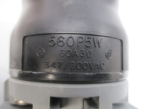 HUBBELL 560P5W 347/600VAC 60A NSMP