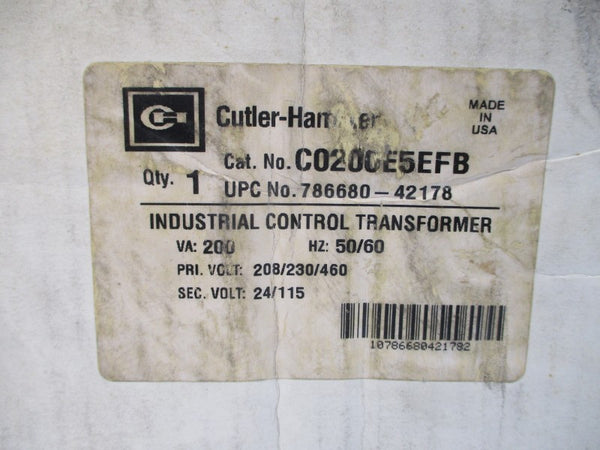 CUTLER HAMMER C0200E5EFB 460V NSMP