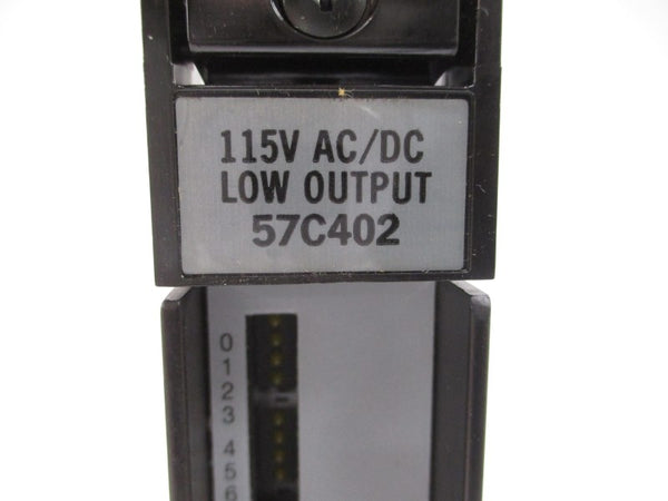 RELIANCE ELECTRIC RR57C402 57C402 0-57402-F 24-115VAC/DC 0.2A REV. 04 REMAN