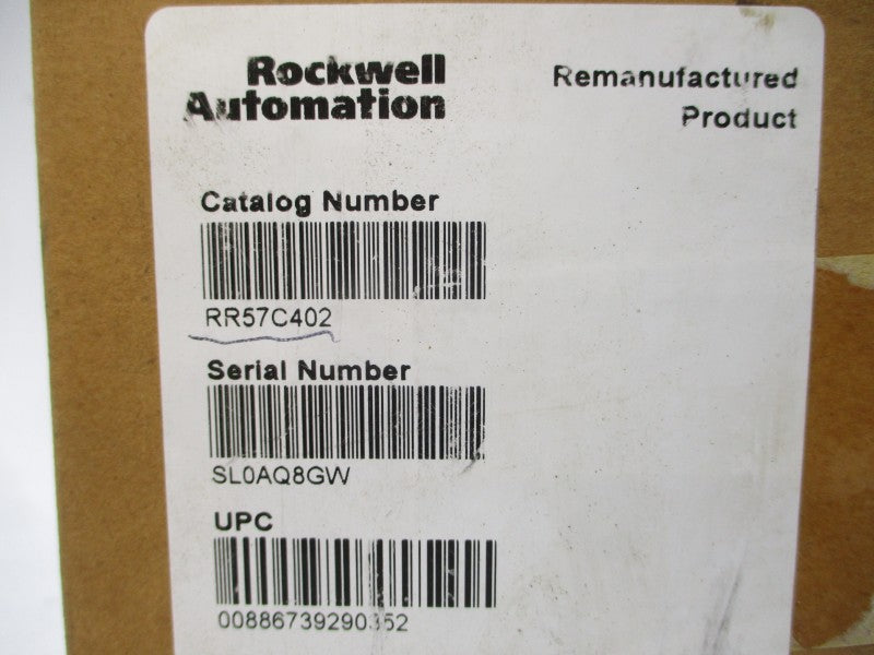 RELIANCE ELECTRIC RR57C402 57C402 0-57402-F 24-115VAC/DC 0.2A REV. 04 REMAN