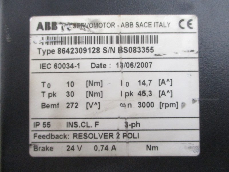 ABB 8642309128 272V 14.7/45.3A UNMP