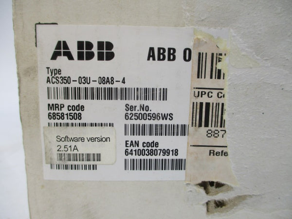 ABB ACS350-03U-08A8-4 380-480V 13.6A NSMP