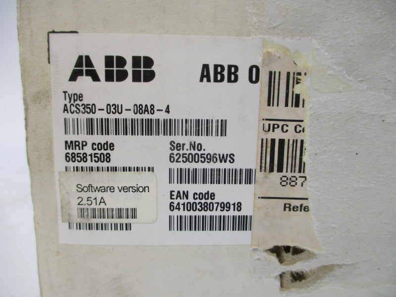 ABB ACS350-03U-08A8-4 380-480V 13.6A NSMP