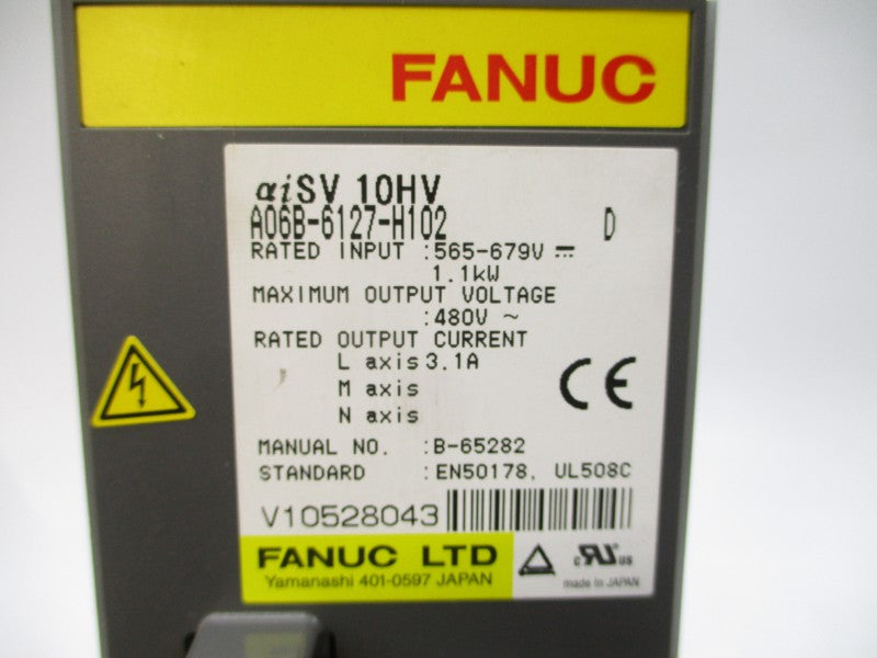 FANUC A06B-6127-H102 565-679V 3.1A UNMP