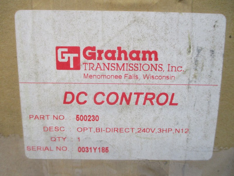 GRAHAM TRANSMISSIONS 500230 240VAC 16A NSMP