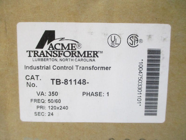 ACME TRANSFORMER TB-81148 120/240V NSMP