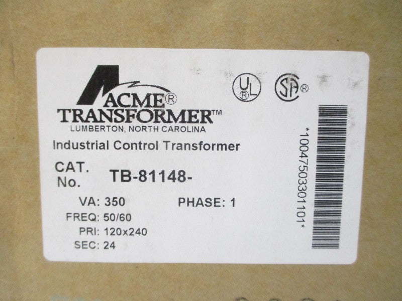 ACME TRANSFORMER TB-81148 120/240V NSMP