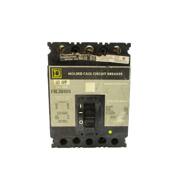 SQUARE D FAL36060 600V 60A UNMP