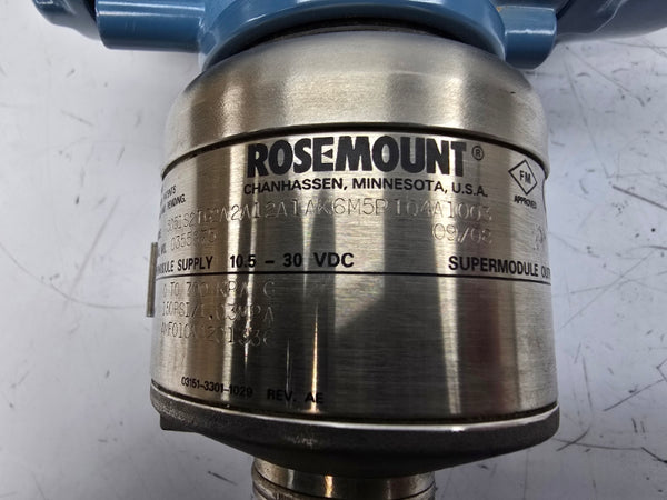 ROSEMOUNT 3051S2TG2A2A12A1AK6M5P1Q4A1003 10.5-30VDC 150PSI (AS PICTURED) NSNP