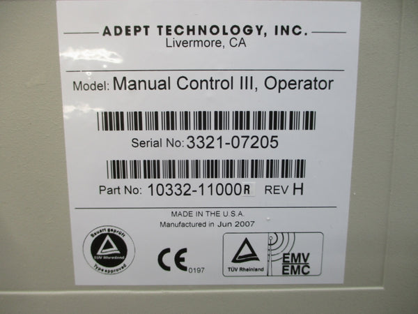 ADEPT TECHNOLOGY 10332-11000R REV. H NSNP