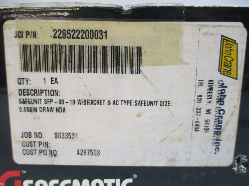 JOHN CRANE 228522200031 SFP-03-10 NSMP