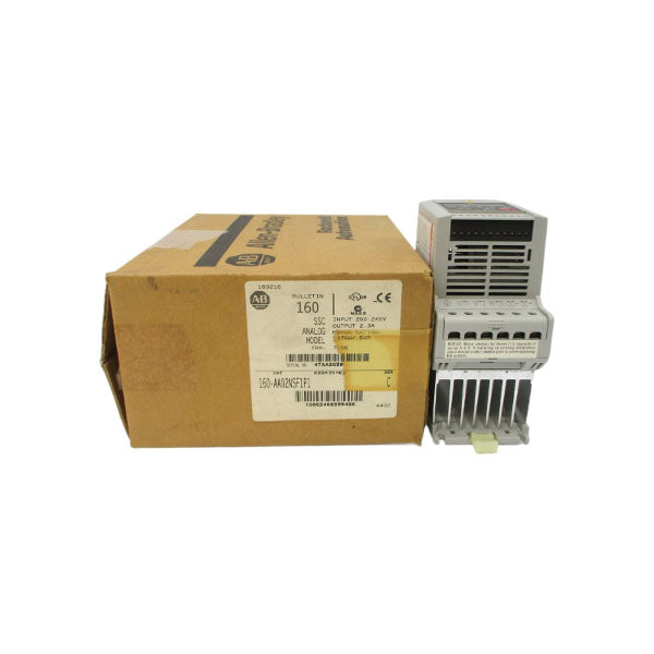 ALLEN BRADLEY 160-AA02NSF1P1 SER. C F/W 7.06 200-240V 2.8A NSMP