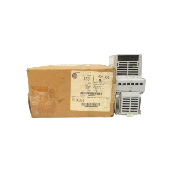 ALLEN BRADLEY 160-BA06NSF1 SER. C F/W 7.05 380-460V 7.0A (BR/WH) NSMP