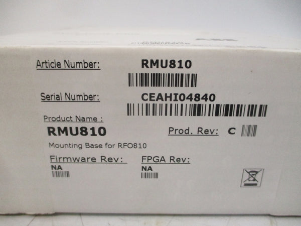 ABB RMU810 REV. C NSFS
