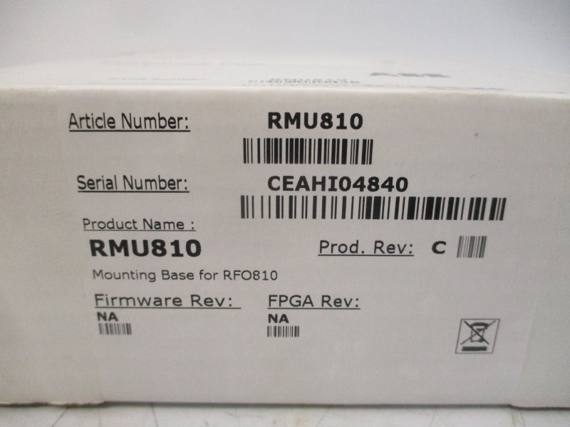 ABB RMU810 REV. C NSFS