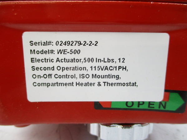 A-T CONTROLS WE-500 115VAC 0.4A NSMP