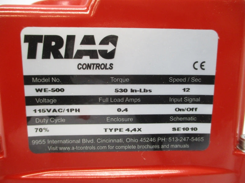 A-T CONTROLS WE-500 115VAC 0.4A NSMP