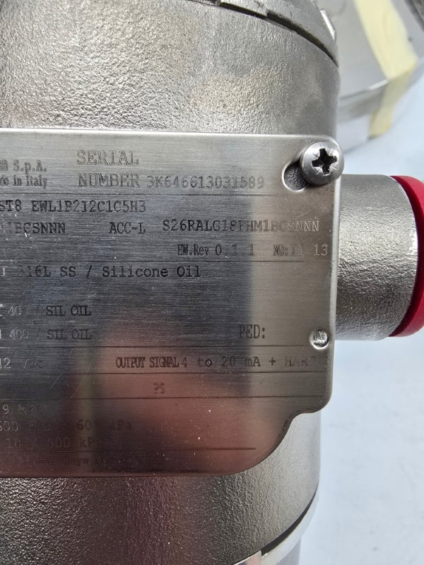 ABB 2600T 266DRHMSRRST8 EWL1B2I2C1C5H3 10.5-42VDC 0/20PSI REV. 0.1.1 NSNP
