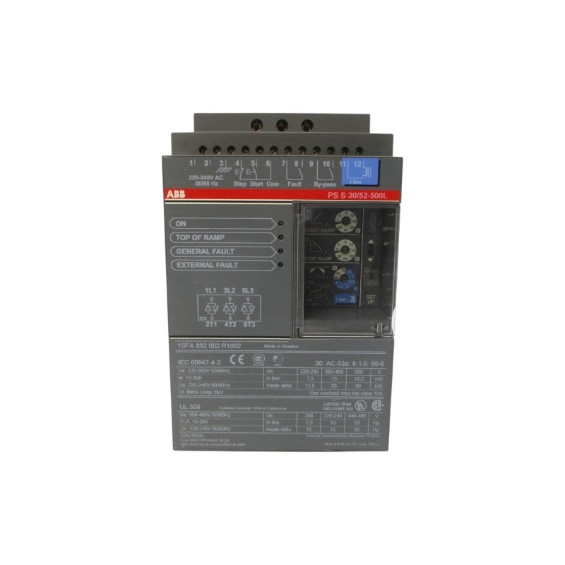 ABB PSS30/52-500L 1SFA892002R1002 208-480V 10-28A NSNP