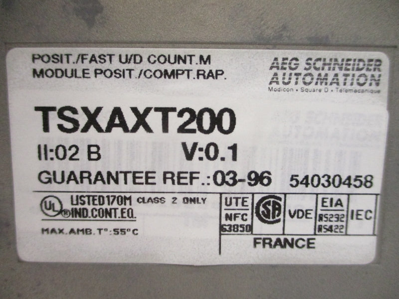 AEG SCHNEIDER AUTOMATION TSXAXT200 NSNP