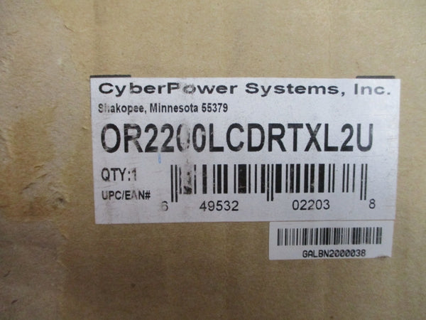 CYBER POWER OR2200LCDRTXL2U 125V 16A NSMP