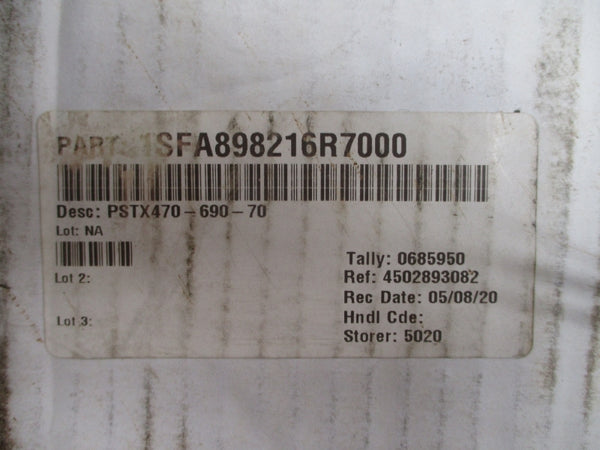 ABB PSTX470-690-70 1SFA898216R7000 100-250VAC 141-470A NSMP