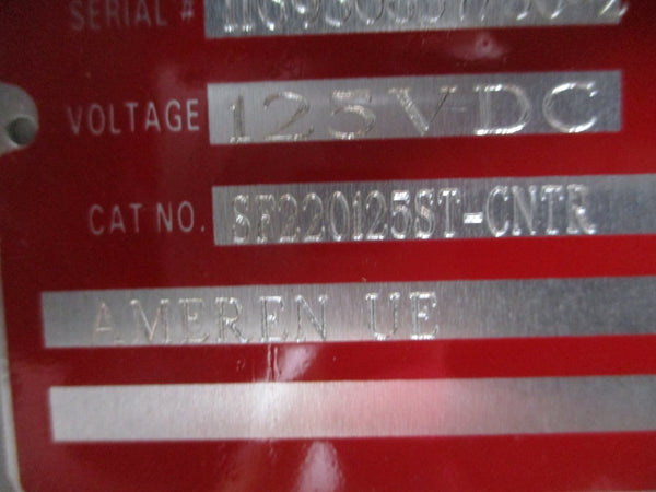 TURNER ELECTRIC TU-SF220 SF220125ST-CNTR 125VDC NSNP