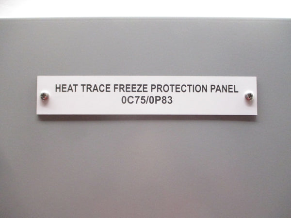 HEAT TRACE FREEZE PROTECTION PANEL HTPG-208/120-30-4-30/1P(20A)-12-100-C,G,P,T 208/120VAC 100A NSNP