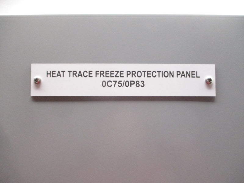 HEAT TRACE FREEZE PROTECTION PANEL HTPG-208/120-30-4-30/1P(20A)-12-100-C,G,P,T 208/120VAC 100A NSNP