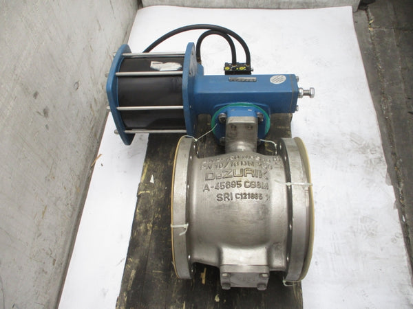 DEZURIK BALL VALVE 9624805R006 B16.34 A-45695CG8M SIZE 10 150PSI NSNP