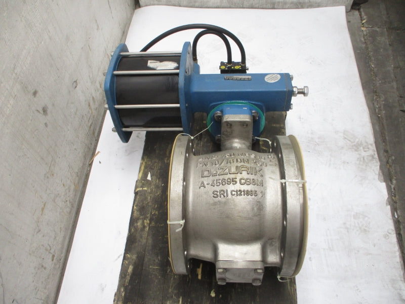 DEZURIK BALL VALVE 9624805R006 B16.34 A-45695CG8M SIZE 10 150PSI NSNP